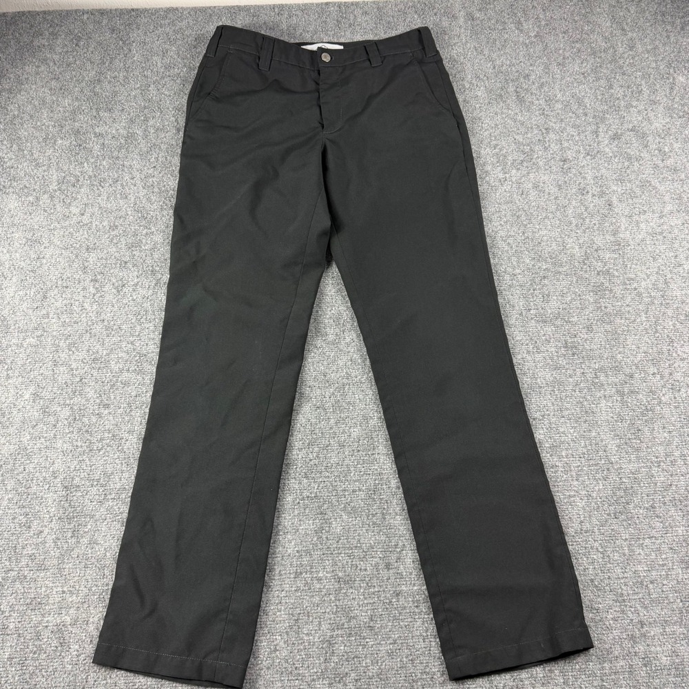 Bluffworks Chino Pants Mens 30x32 Black Travel Wrinkle Resistant Straight Leg